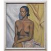 Image 1 : Francis Komperda ptg. Seated African American Nude 