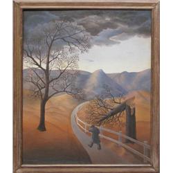 Francis Komperda ptg. The Road Between