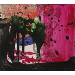 Alexander Liberman painting on Board