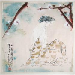 Liu Guohui w/c Nude in the Forest