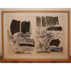 Joan Mitchell, original lithograph from The Fresh Air School