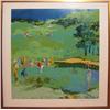 Image 1 : LeRoy Neiman orig serigraph "Golf Landscape"