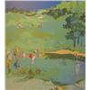 Image 2 : LeRoy Neiman orig serigraph "Golf Landscape"
