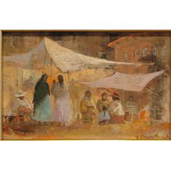 Antonio Vasquez Parra ptg. View of Taxco