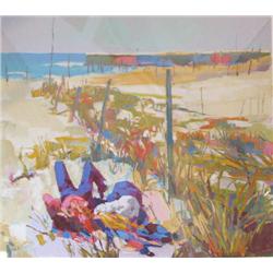 Nicola Simbari orig serigraph Lavinio