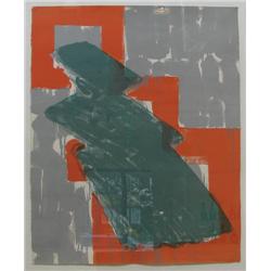 Richard Smith Abstract Lithograph