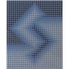Image 1 : Victor Vasarely Composition in Blue silkscreen