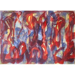 Melissa Meyer encaustic ptg. White Street