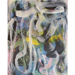 Melissa Meyer encaustic ptg. On paper GT 37