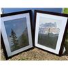 Image 1 : Jasper park Lodge Decor- Framed Mountain Landscape Photographs