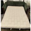 Image 4 : Jasper Park Lodge Custom Made- Green Upholstered Sofa Bed with Mattress