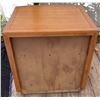 Image 4 : Asian Oak Nightstand with Single Drawer and Open Shelf - Jasper Park Lodge Decor
