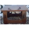 Image 1 : Solid Wood Square Coffee Table With Pegged Joints