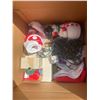 Image 1 : Christmas Decorations With Blow Mold Snowman