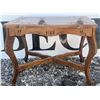 Image 2 : Wooden Side Table with Carved Details