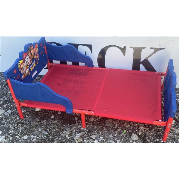 Paw Patrol Toddler Bed Frame Red and Blue