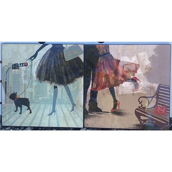Fashion-Inspired Wall Art Prints on Board