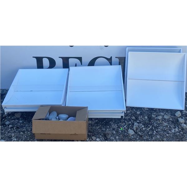 Cooper Lighting LED Luminaires with Box of Mixed Bulbs