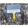 Image 3 : Bin of Drywall and Repair Tools with Quikrete Stucco Patch