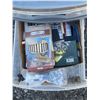 Image 3 : Plastic Storage Drawers with Mixed Tools, Clamps, and Art Supplies