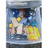 Image 5 : Plastic Storage Drawers with Mixed Tools, Clamps, and Art Supplies