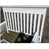 Image 2 : White Wood Crib With Mattress And Support Grid