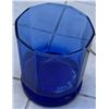 Image 15 : Blue Tableware Lot: Plates, Bowls, Casserole, Glasses