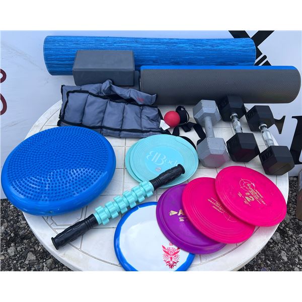 Fitness and Disc Golf Equipment Bundle