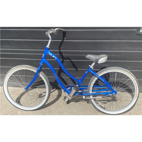 Sun Drifter Single-Speed Cruiser Bicycle Blue