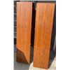 Image 9 : Wooden Dining Table With Six Red Upholstered Chairs