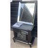 Image 1 : Paramount Electric Fireplace With Remote and Bevelled Wall Mirror