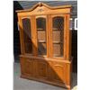 Image 1 : Artwood Custom Furniture Ltd Oak Lighted China Cabinet