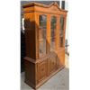 Image 3 : Artwood Custom Furniture Ltd Oak Lighted China Cabinet