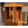 Image 4 : Artwood Custom Furniture Ltd Oak Lighted China Cabinet