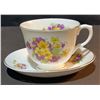 Image 12 : 5 English Bone China Floral Teacups and Saucers