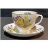 Image 16 : 5 English Bone China Floral Teacups and Saucers