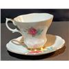 Image 6 : 5 English Bone China Floral Teacups and Saucers
