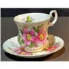 Image 9 : 5 English Bone China Floral Teacups and Saucers
