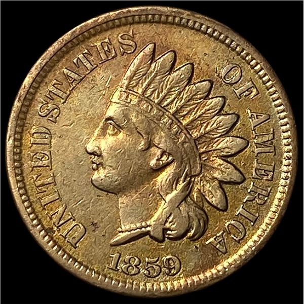 1859 Indian Head Cent NEARLY UNCIRCULATED