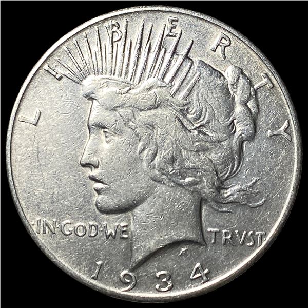 1934-S Silver Peace Dollar NEARLY UNCIRCULATED