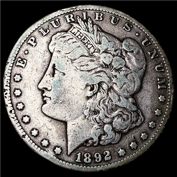 1892-CC Silver Morgan Dollar LIGHTLY  CIRCULATED