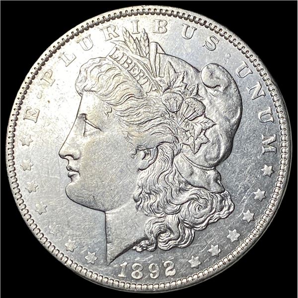 1892 Morgan Silver Dollar CHOICE AU