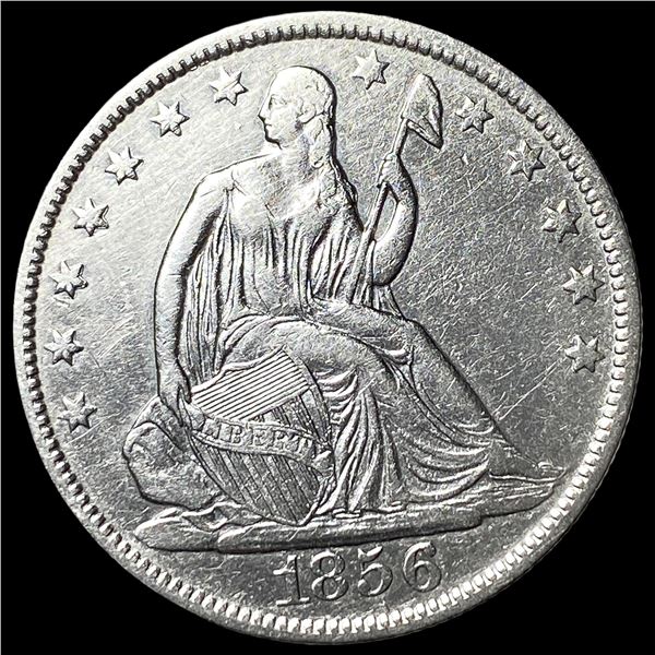 1856-O Silver Seated Liberty Half Dollar  UNCIRCULATED