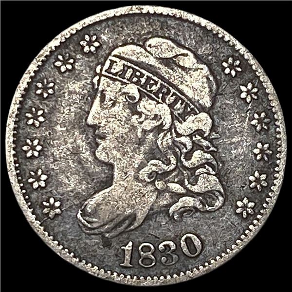 1830 Capped Bust Half Dime LIGHTLY CIRCULATED