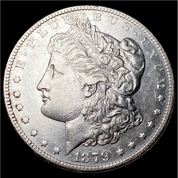 1879-S Rev 78 Silver Morgan Dollar CHOICE AU