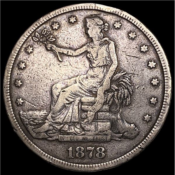 1878-S Silver Trade Dollar LIGHTLY CIRCULATED