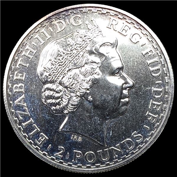 2001 Great Britain Silver 2 Pounds HIGH GRADE