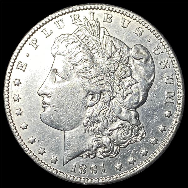 1891-CC Silver Morgan Dollar CLOSELY UNCIRCULATED
