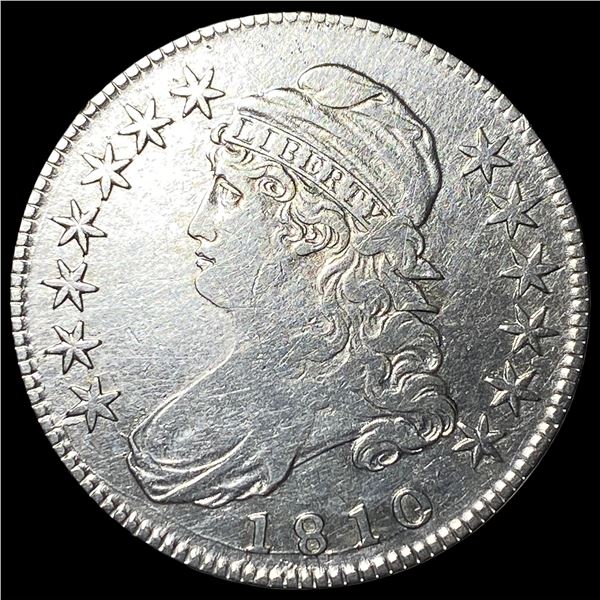 1810 Capped Bust Half Dollar NEARLY UNCIRCULATED