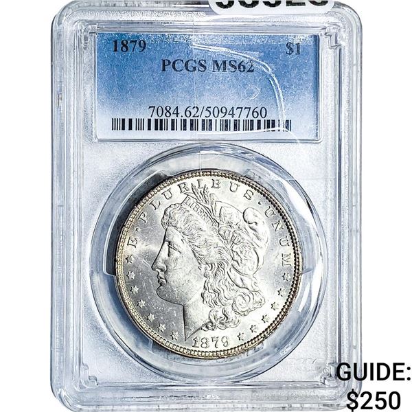 1879 Morgan Silver Dollar PCGS MS62